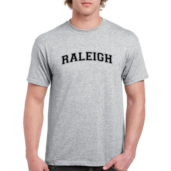 Raleigh Text Men T-Shirt, Male x-Large