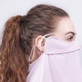 thumbnail image 4 of Yoodem Mask Womens Summer Driving Neck Guard Sunshade Face Kini Breathable Ice Silk Sunscreen Mask Protective Scarf Pink One Size, 4 of 5