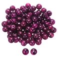 thumbnail image 1 of Uxcell 50 piezas de cuentas de piedra natural de 10 mm Ojo de Tigre Magenta Redondas Gemas Sueltas para hacer joyas Pulseras Collares Aretes DIY, 1 of 7