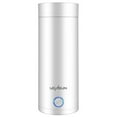 thumbnail image 1 of Estbridge Travel Kettle Car Kettle Portable Electric Kettle， 3 In 1 Mini Car Kettle， Fast Water Boil Small Tea Pot， Automatic Shut Off Tea Kettle， Water Heater for Tea White, 1 of 8