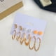 thumbnail image 4 of Juego de 6 pares de geométricos para regalos , E0047 Zulema Pendientes de mujer, 4 of 8