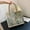 blue, variant on Women New Fashion Retro Popular Fashion Large Capacity Casual Bag Temperament Gentle Handbag Tote Bag