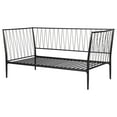thumbnail image 3 of LHYY Vertigo Matte Black Metal Twin Daybed Bed Frame, 3 of 9