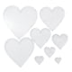 thumbnail image 4 of 8 Piezas Plantilla Sashiko Kit de Patrones de Bordado Acrílico Transparente con Diseño Geométrico y Formas de Corazón para Practicar Costura y, 4 of 9