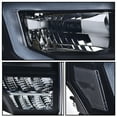 thumbnail image 4 of PIT66 LED Headlight, Fit for Ford F150 2009-2014, Left and Right Driver & Passenger Smoky lens Black Housing Clear Refle, 4 of 9