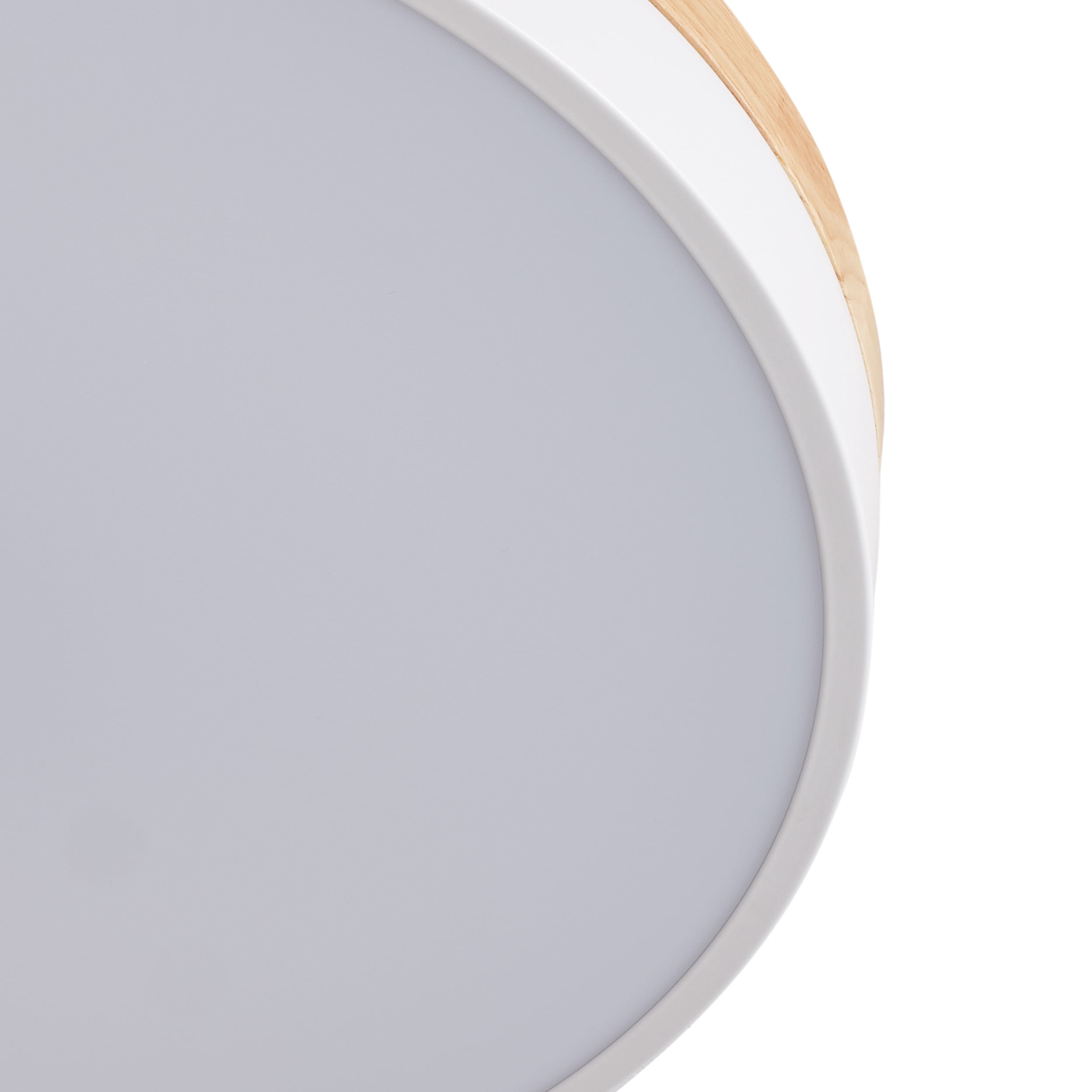 Modern Minimalist Close to Ceiling Lighting, Wood LED Flush Mount Ceiling Light for Bedroom Kitchen Hallway