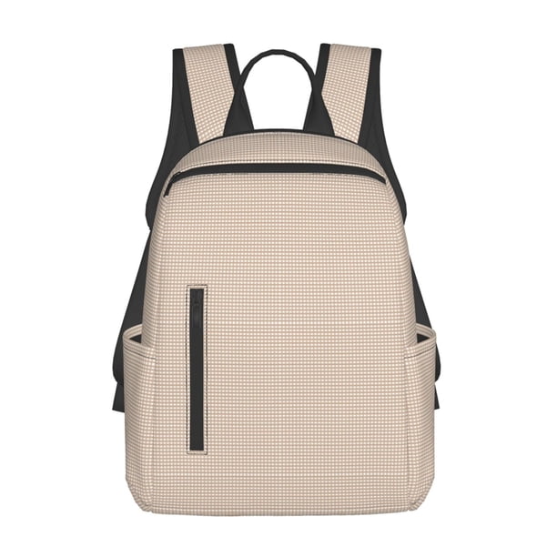 Easygdp Brown Gingham para Easygdp Yak - Mochila Casual Ligera y Resistente para Viaje y Senderismo para Hombres y Mujeres