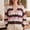 Pink, variant on Women's Long Sleeve Cardigan Sweater,Cute Top Knit Colorful Patterned V Neck Button Outwear,Loose Fit,Fall Casual Daily Wear