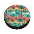 thumbnail image 2 of Kdxio Spare Tire Cover for RV Trailer, Waterproof Wheel Cover,Camper Spare Tire Cover Fit for Rv SUV Truck Travel Trailer 15 inch-Hawaii Palms, 2 of 8