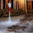 thumbnail image 2 of Haute Decor 48 in. Christmas LED Lamppost Christmas Decoration, 2 of 5