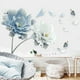 thumbnail image 1 of 49.2'' x 30.7'' 3D Flores Azules Mariposas Pegatinas de Pared Vinilo Extraíble Grandes Tatuajes de Pared Decoraciones Artísticas Decoración para Dormitorio Sala Oficina, 1 of 5