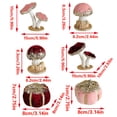 thumbnail image 5 of CIYISON Decorative Foam Pumpkin Mushroom Ornament with Glitters Sequins for Collectors, 5 of 19
