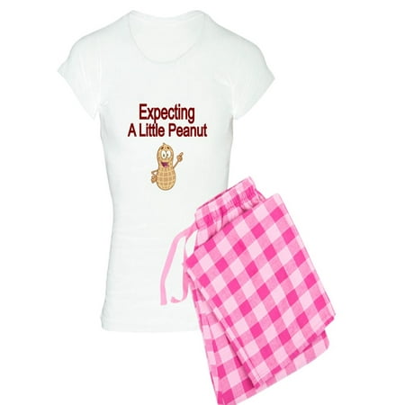 

CafePress - Expecting A Little Peanut Pajamas - Women s Light Pajamas