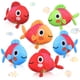 thumbnail image 1 of Juguetes de peluche Blueweenly con forma de pez, paquete de 12 unidades, 22 cm, colorido juego, 1 of 8