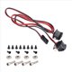 thumbnail image 2 of Repuestos de Luces LED Delanteras para Crawler RC 1/10 para Axial SCX10 90046 TRX4 TRX6 Redcat Gen8 2LED Luz Roja, 2 of 5