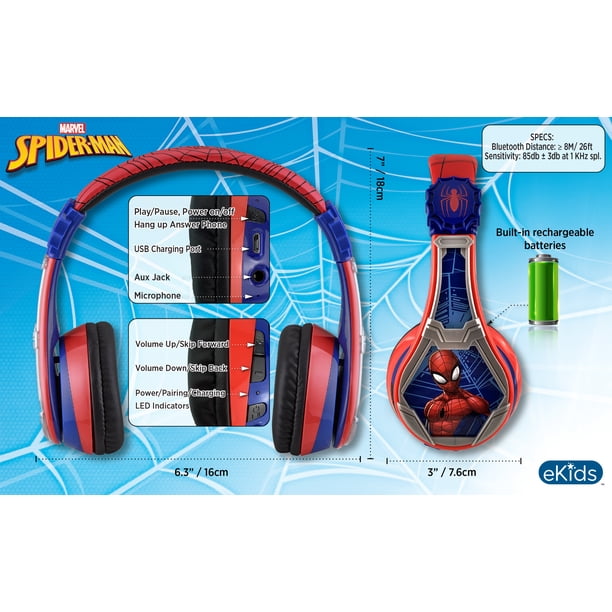 Spiderman Bluetooth Headphones - Headphones for electronics