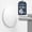 White, variant on Wall & Door Handle Stopper 3.15" Set of 4 Pieces Clear Rubber Door Knob, Round Wall Shield Cushion, Quiet Wall Protector for Door Handle Guard Door Bumper - Self Adhesive