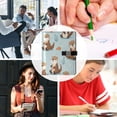 thumbnail image 5 of Leather Notebook with Pen Holder Writing Notepad Includes 100 Pages Lined Journal Cute Otters in Various Poses, 5 of 6