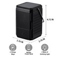 thumbnail image 3 of Soidarity La linterna solar baja en forma de C del ABS para acampar con la función recargable del USB puede substituir el cargador Ropa Deportiva, Zapatos negro, 3 of 6