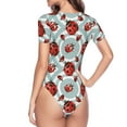 thumbnail image 4 of Naloa Insects Women's Short-Sleeved Onesie, One-Piece Swimsuit for Parties, dates, clubs - XX-Large, 4 of 9