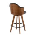 thumbnail image 3 of LumiSource Ahoy Mid-Century Modern Barstool, 3 of 8