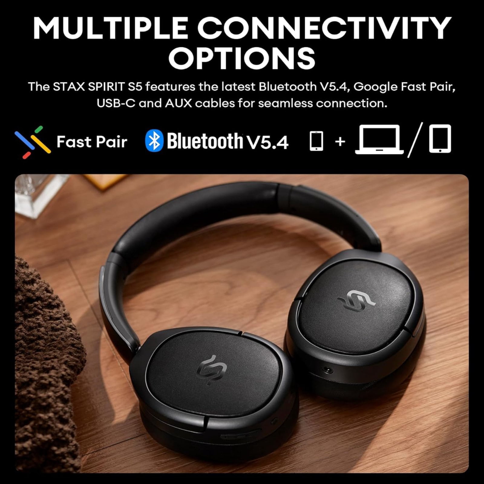 Edifier STAX Spirit S5 Wireless Planar Magnetic Headphones