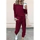 thumbnail image 2 of Conjunto de ropa de estar por casa de otoño, conjunto de 2 piezas para mujer, conjunto de pijama de manga larga de dos piezas para mujer, diseño elevado, 2 of 6