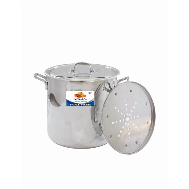 Vaporera De Aluminio Triple Fuerte No. 28 Capacidad 17 Litros