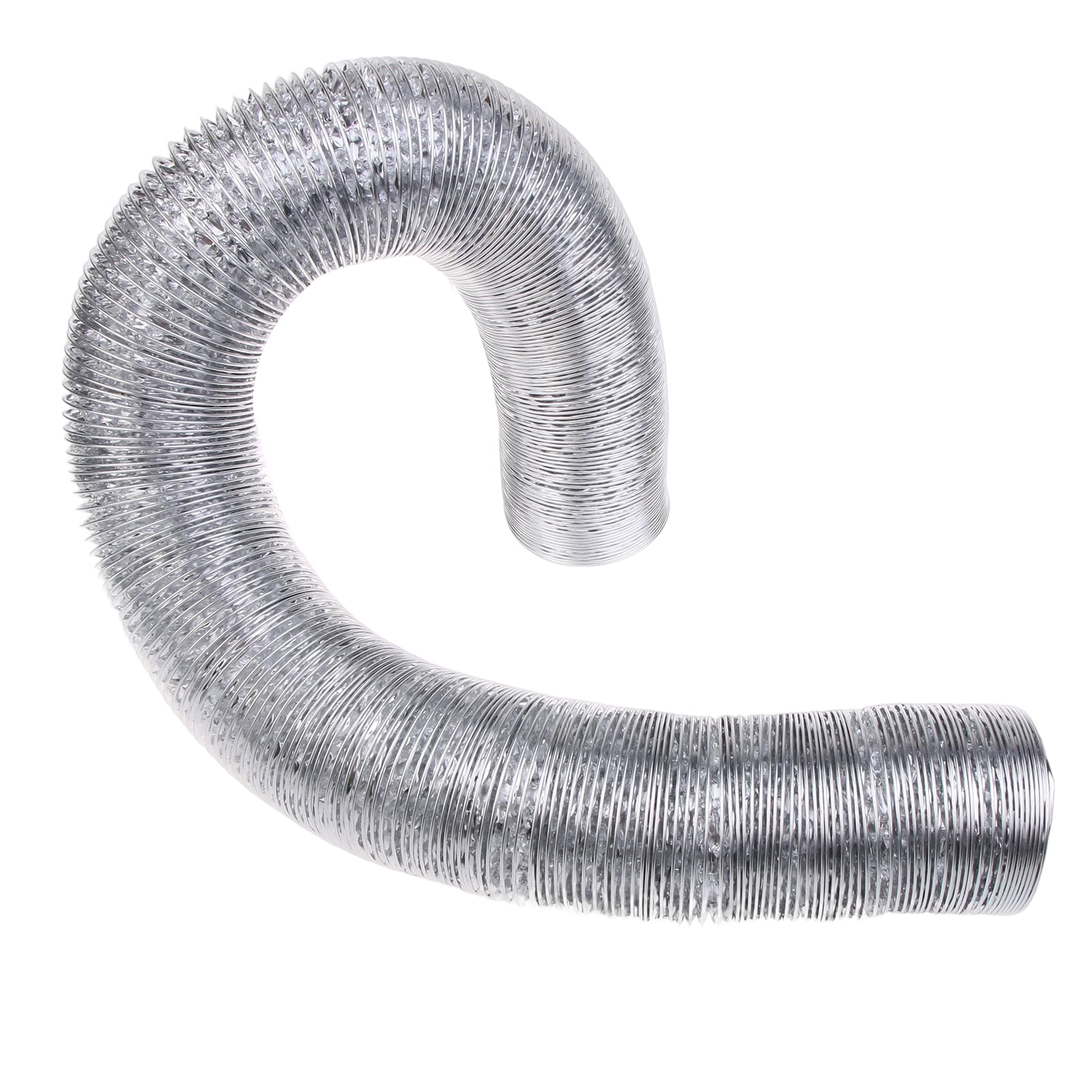Flexible Ducting Hose Dryer Vent Hose Air Duct with 2 Screw Clamps Duct Hose Fire-proof High-temperature Resistant