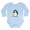 Sky Blue, variant on CafePress - Volleyball Penguin Long Sleeve Infant Bodysuit - Long Sleeve Cotton Baby Bodysuit
