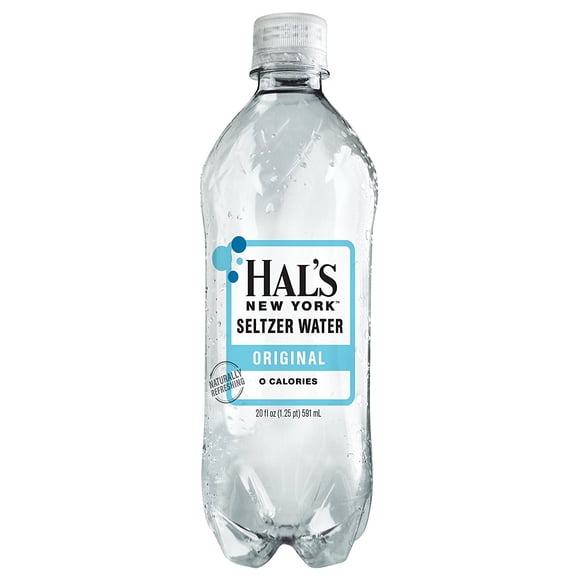Hal's New York Seltzer Water Original 20 Oz (24 Pack)