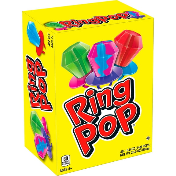 Ring Pop Original 0.5 Ounce (14 g) 40 Pops