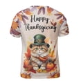 thumbnail image 2 of Happy Thanksgiving Persian Welcome Thankful Fall Autumn Pumpkin All Over Print 3D Shirt Unisex Merch Cat Lover Kitten Owner Gifts - 02021, 2 of 6