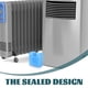 thumbnail image 4 of 4Pcs Ice Blocks Ice Packs Freezer Blocks Reusable Portable Cooler Freezer Ice Packs for Air Conditioner Fan, 4 of 4