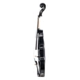 thumbnail image 5 of Canddidliike 4/4 Solid Wood EQ Violin Beginners Kit with Case, Bow, Shoulder Rest, Tuner and Connecting Wire Cloth - Black, 5 of 8