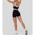 thumbnail image 6 of PISONIC Two Piece Workout Sets for Women Square Neck Sports Bra and Scrunch Butt Lifting Shorts Gym Yoga Active Wear Outfits, 6 of 6