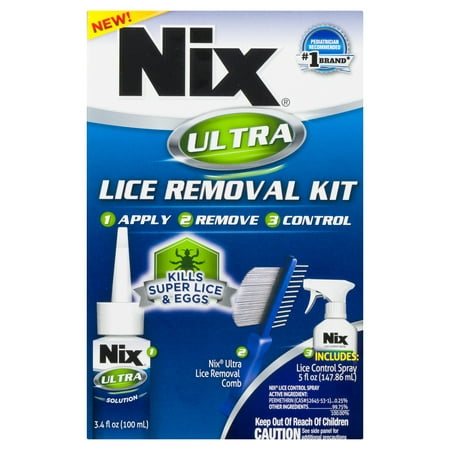 Nix Ultra Lice Removal Kit, Kills Super Lice &