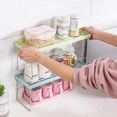 thumbnail image 3 of 1pc Multifunctional Storage Racks Household Sundries Makeup Organizer Space Saving Kitchen Seasoning Bottle Storage Shelf, 3 of 9