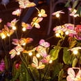 thumbnail image 1 of Aodebiao Solar Garden Light Realistic Butterfly Swaying In Wind Outdoor Decor Stainless Steel Patio Yard Decor Unique Gift Weatherproof, 1 of 8