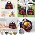 thumbnail image 6 of Bulopur Galaxy Wolf Kids Backpack Set 4 Pcs Wolf Lightweight Kids School Bag with Lunch Bag, Pencil Case and Water Bottle Cover for Wolf Fans, 6 of 8