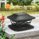 thumbnail image 3 of 2 PCS 0.2W Solar Post Cap Valla Luz Lámpara exterior yeacher Luz al aire libre, 3 of 7
