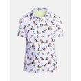 thumbnail image 5 of Birdie Bound Men's and Big Men's Golf Dogs Polo Shirt, Sizes XS-4XLT, 5 of 5