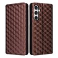 thumbnail image 2 of Flip Wallet Case for Samsung Galaxy A35, Plating PU Leather with RFID Blocking Credit Card & Cash Slot Kickstand Magnetic Closure Full Protective Phone Cover Women Men, Brown, 2 of 9