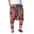 thumbnail image 4 of SAYOO Pantalones largos de yoga  para hombre, pantalones de entrepierna caída holgados con estampado de patrón nacional, pantalones casuales de estilo simple SAYOO S M L XL XXL XXXL, 4 of 6