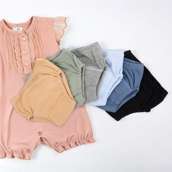 WEUVEB 6Pcs Reusable Cotton Training Pants Comfortable Breathable Leakproof for Toddlers
