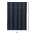 thumbnail image 3 of Collective Essentials Luxury Plush Faux Faur Denim Accent Rug 30"x45", 3 of 5