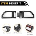 thumbnail image 4 of Ofertas Únicas 1 Juego de Cubierta de Ventilación de Aire, Cubierta del Enchufe de CA para Ford F-150 2015-2020 Patrón de Fibra de Carbono ABS Negro, 4 of 6