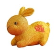 thumbnail image 4 of Conejo de peluche, juguete de peluche, muñeco de Animal, colección de adornos cómodos, Adorable suave para el Festival de Primavera de coche, , 20cm CUTICAT  Juguetes de peluche de conejo, 4 of 8