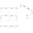 thumbnail image 5 of Jeffrey Alexander Z290-160 Durham 6-5/16" Center To Center Traditional Knuckled Barrel, 5 of 7