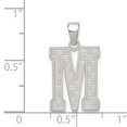 thumbnail image 4 of Collier Monogramme Initiale Lettre m en Argent Sterling 925 Pendentif Charme, 4 of 8